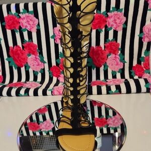 Charlotte Russe Black Gladiator Sandals